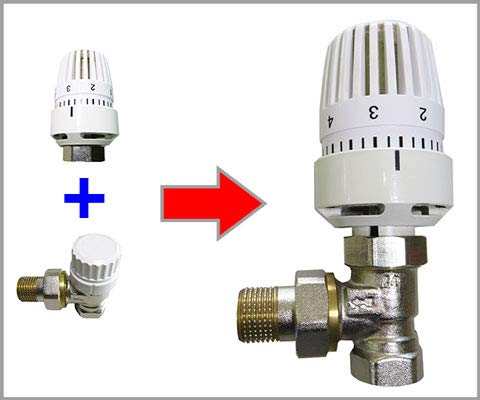 Amazon.co.jp: サーモラジエターバルブ(ラジエター式温水パネル