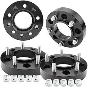 EZISOE 5x150 Wheel Spacers for 2007-2022 Tundra Sequoia 1998-2021 Land Cruiser LX470 LX570, 1.5 inch 5x150mm Wheel Spacers 110mm Hub Centric with 14x1.5 Studs