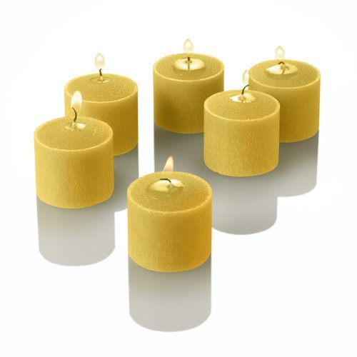 Richland Set of 72 Eastland Square Votive Holders & 72 Yellow Unscented Votive Candles