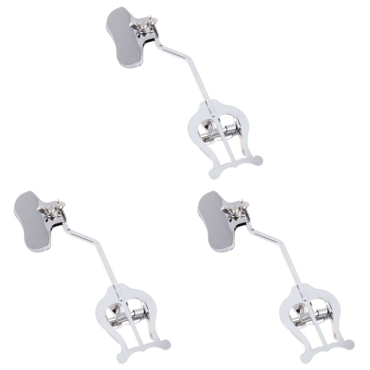 MILISTEN Marschgabel Posaune 3Pcs Trompete Marching Clamp- on Marching Bariton Clamp- on Hold Musik Clip St?nder Posaune Notenclip Lyra Clip Notenhalter