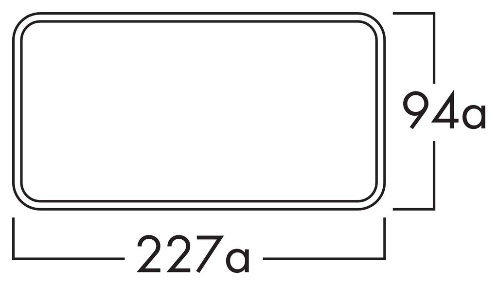 Naber 4043072 Turbo® 150 Mauerkasten inkl. THERMOBOX, weiß, Edelstahl, Rechteckanschluss/Compair flow (System Ø 150)
