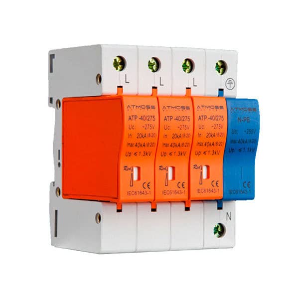 Protection contre surtension 40Ka ATMOSS Transit triphasé 3P+Npe type C2
