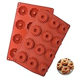PREMIUM QUALITÄT - Die Madeleine Backblech aus food grade Silikon, reusable backform, BPA and PVC Free, FDA Zertifizierung.