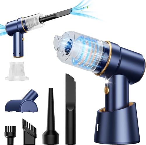 Car Vacuum Cleaner, 9000PA Suction Power, Portable Cordless Handheld Vacuum Cleaner with Charging Dock, 2 in 1 Blowing & Suction Vacuum Cleaner for Office, Home, Car