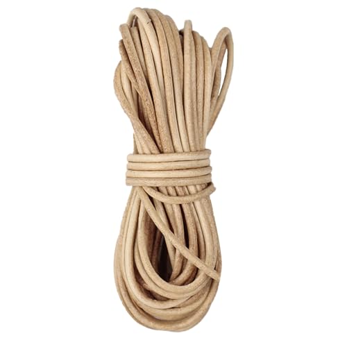 Multiuso: Le corde in pelle sono perfette per realizzare bracciali, come cordini o accessori per cravatta, come lacci per scarpe, per decorare abiti tradizionali e pantaloncini in pelle, per sport equestri e per fare fruste, per artigianato o decorazione, vari progetti fai da te, accappatoi e altro ancora.