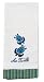 Kay Dee R2508 18" X 28" White, Blue & Green Sea Turtle Waffle Towel