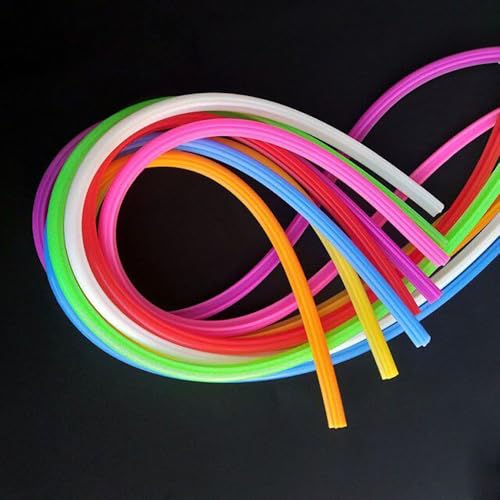 Diffuseur de tube néon séparé 12 mm flexible multicolore pour ruban LED 3m - 5
