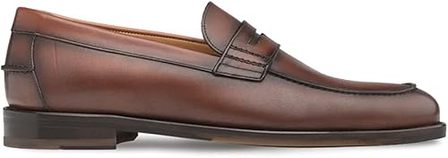 Mezlan E402 - Oxford con cordones para hombre con acabados bruñidos - Hecho a mano en España - Ancho medio