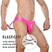 JOCKLAND Jockstrap Men's Thong Underwear, Sexy Jock Straps Boxer Brief Underwear for Men Athletic Supporters Underpants Red