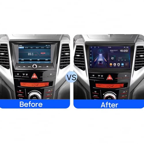 Radio de coche 2 DIN con pantalla táctil HD y Carplay inalámbrico para Renault Kaptur 2