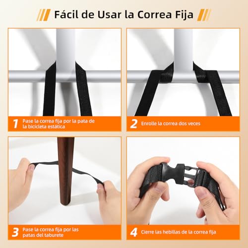 Mini bicicleta de ejercicio portátil himaly con pedal ejercitador y resistencia ajustable LCD 4