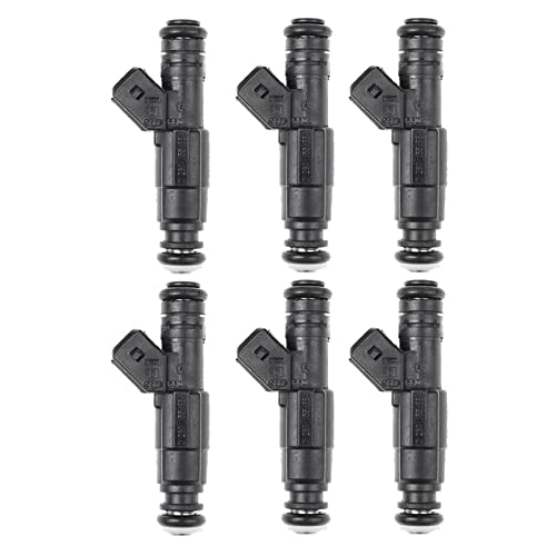 CCBUY 6PCS 650Cc Fuel Injectors Compatible with B-M-W E36 E46 M50 M52 S50 M3 Turbo 60Lb 62Lb 65Lb EV1