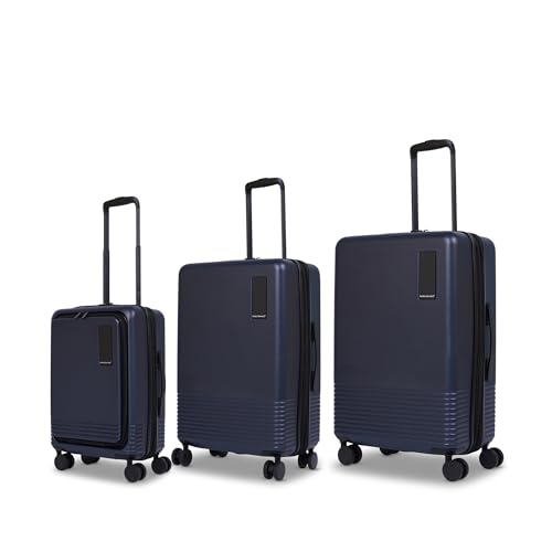 Image of VENTEX Hard Luggage Trolley Bag (Navy, Set of 3 (20-Inch + 24-Inch+ 28-Inch))