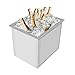 TANAUT Built-In Cooler Drop-In Cooler Insulated Kitchen Drop-In Cooler 304 Stainless Steel Outdoor Indoor Drop-In Ice Chest Party Bar Ice Bucket with Lid for Chilling Wine Beer