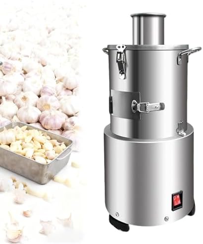 Garlic Peeling Machine & Garlic Separator, Fully Automatic Commercial Electric Peeler for Whole Dry Garlic, Portable Design, User-Friendly, for Chefs & Food Processors