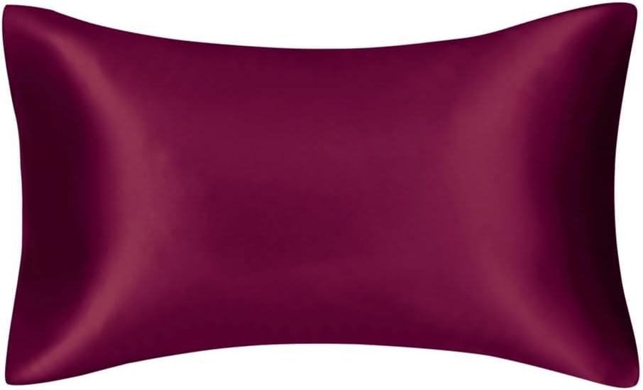 HBJWOV Dyed Pillowcase Silk Standard Large(White-Dinosaur Doodle4)