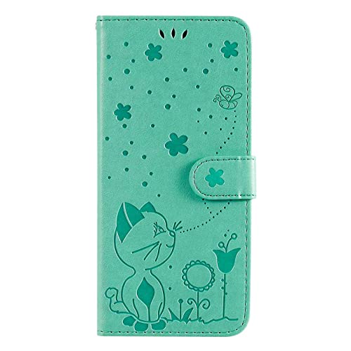 SHOYAO Phone Cover Wallet Folio Case for Samsung Galaxy S5, Premium PU Leather Slim Fit Cover for Galaxy S5, Horizontal Viewing Stand, Good Feeling, Green