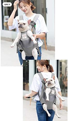 Jranter Dog Carrier Backpack - Legs Out Front-Facing Pet Carrier Backpack for Small Medium Large Dogs, Airline Approved Hands-Free Cat Travel Bag for Walking Hiking Bike and Motorcycle