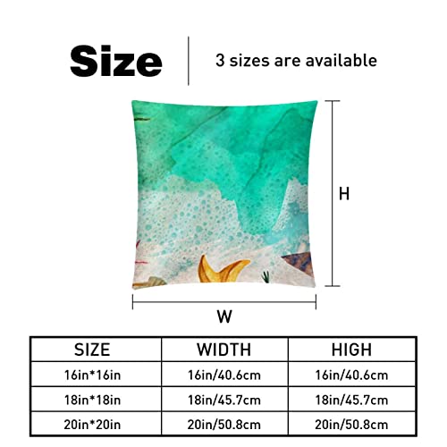 Housse de coussin lombaire contre le mal de dos motif plage - 6