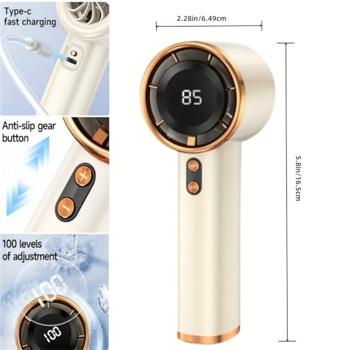Mini ventilador portátil USB para combatir el calor en el exterior 2