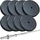 Langhantelset ScSPORTS, verstellbar von 17,5 bis 65 kg, 30 mm