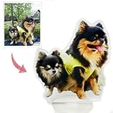 [ワールドライド百貨店] オーダーメイド アクリル スタンド ペット 5cm〜15cm おえかき お子様 キーホルダー 写真 オリジナル メモリアル ギフト 誕生日 プレゼント (15cm)