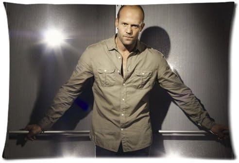 jason statham Zippered Pillow Cases Cover Cushion Case 20x30 (Two sides)
