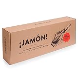 Jamon-Box Nr. 1 von jamon.de - Serrano Schinken 4,5 Kg im Geschenkkarton mit Zubehör | Schinken-Set inklusive Schinkenständer, Messer & Schneide-Anleitung | ideal als Geschenk