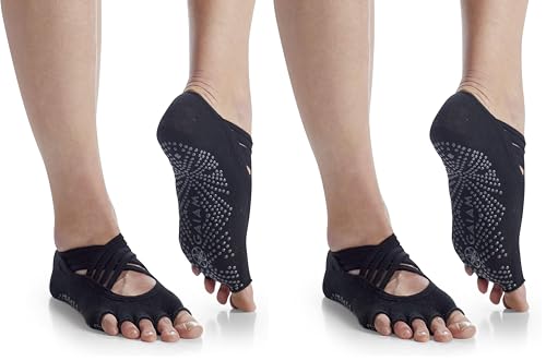 Image of Gaiam Grippy Studio Yoga Socks for Extra Grip in Standard or Hot Yoga