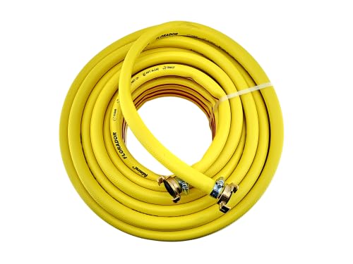 Admiral Wasserschlauch 25 m knickfest 3/4 Zoll mit 2 GK Kupplungen und Schellen