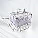 CoudarTitie Acrylic Chip Case Storage Box Accessories Multipurpose Clear Holds 600 Chips Dustproof Portable Container Chip Holder