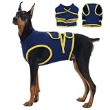 Kuoser Angstweste Hund, Beruhigungsweste für Hunde,Dog Anxiety Coat,Blau XL