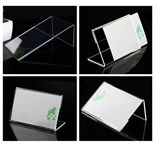 Wanfoou Clear Acrylic Sign Holder - Image 3