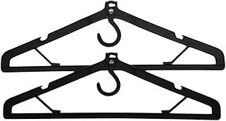 ガーメントバッグ用ハンガー 2本セット ブラック 411mm
