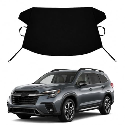 Image of Ascent Custom Windshield Cover for Ice and Snow Su-ba-ru Ascent Heavy Duty 600D Oxford Fabric Windshield Protector Fit Waterproof Frost Snow Cover Winter Car Accessories