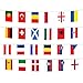 Produktbild AOMAIGAD Flaggen-Banner für den Europapokal 2024, 8m Fahnen Für Fußball,Europäische Fußball EM2024,24 Länder Doppelseitige Stoff-Wimpelkette,für Haus Garten Bar Party Deko(1 Stück,14x21cm)