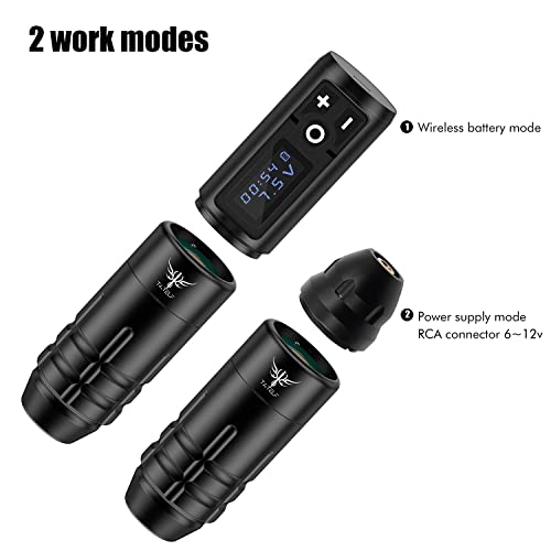 TATELF kit tatuaggi wireless con 20 aghi per