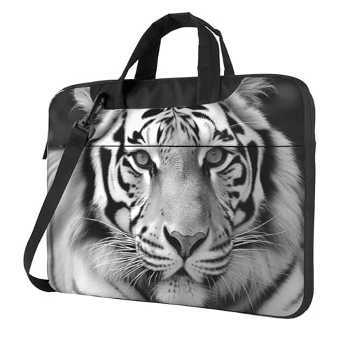 Housse ordinateur portable motif tigre sacoche idéale pour le bureau