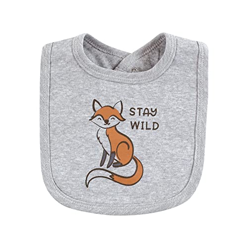 Image of Touched by Nature Unisex Baby Organic Cotton Bibs, Dreamy Woodland, One Size