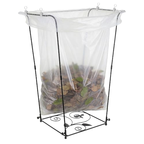 Trash Bag Holder, Garbage Bag Holder, Metal Leaf Bag Holder Stand by Stargarden - Used condition - Image 2