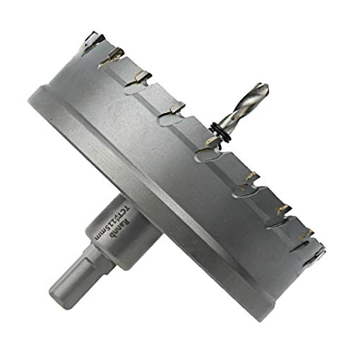 Rannb Carbide Hole Saw 4.5-Inch/115Mm Cutting Dia Hole Cutter For Cutting Stainless Steel & Iron #TOP3