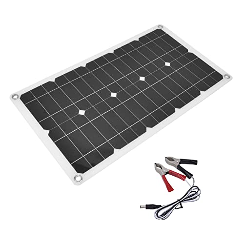 aqxreight 18V 100W Solar Panel Solar Charging Panel Outdoor Battery Charger for Household Car Boat High Efficiency Solar Power Panel
