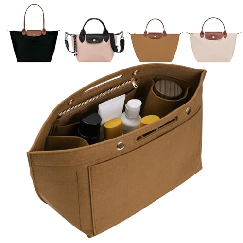 ETTP Organizador de bolsa para alça superior LE PLIAGE (café iluminado, médio)