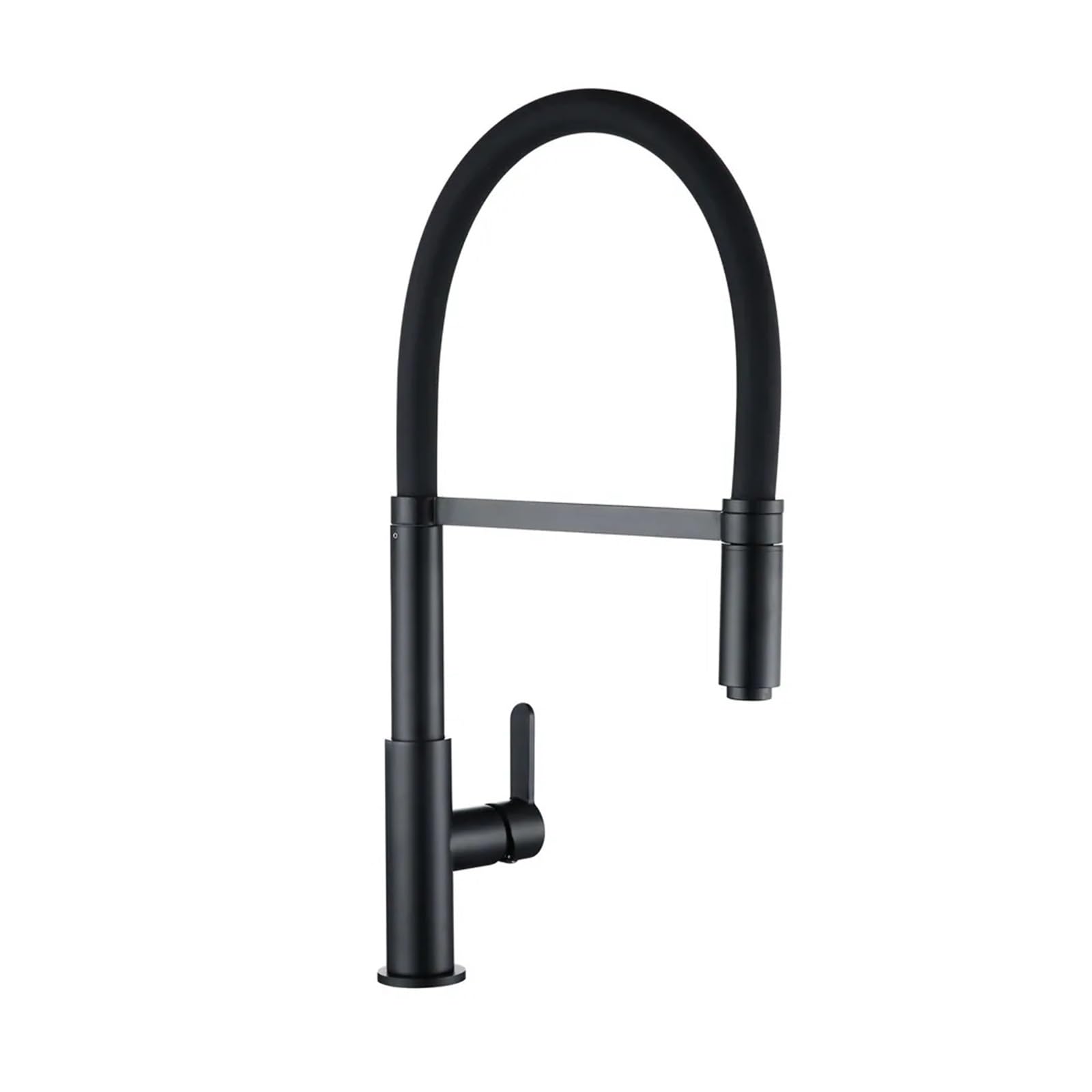 Robinet extractible laiton noir mat pour simplifier les tâches en cuisine sur évier