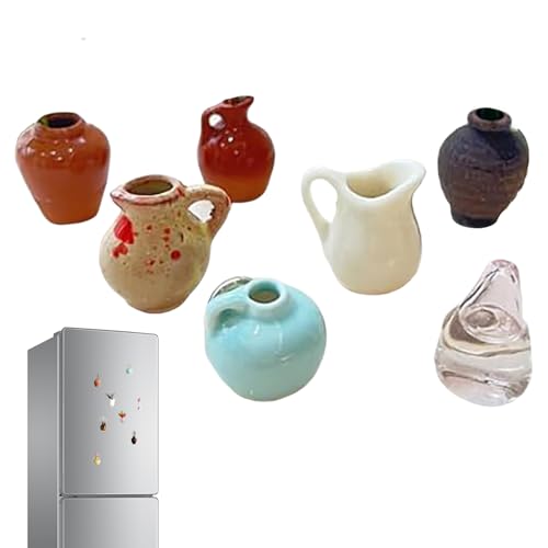 Imanes para jarrón de, Bonitos imanes de Resina para, Accesorios de refrigerador, calcomanías Divertidas, decoración de Cocina, decoración del hogar para taquilla, Pizarra Blanca