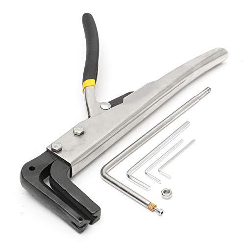 Exclusive Special 3"(80mm) Arc/Angle Bender Steel Pliers Manual Metal Sheet Strip Clamp Channel Letter Bender Tool (Angle bending pliers)