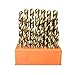 29-PC Jumbo Titanium Coated HSS Drill Bits Set index High Speed Steel