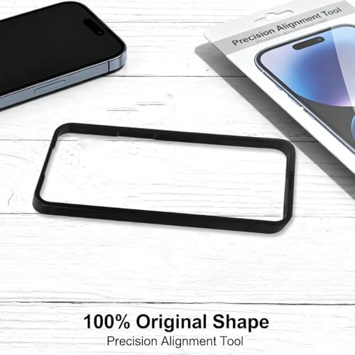 Tempered Glass Screen Protector Easy Installation Frame Simple Black For iPhone 17 Series Screen Protector Alignment Tool (For iPhone 17Pro)