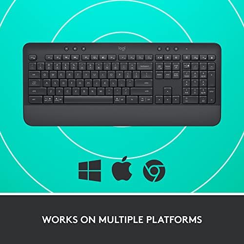 Logitech Signature K650 Comfort Full-Size Wireless Keyboard - Graphite — view 5