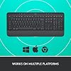 Logitech Signature K650 Comfort Full-Size Wireless Keyboard with Wrist Rest, BLE Bluetooth or Logi Bolt USB Receiver, Deep-Cushioned Keys, Numpad, Compatible with Most OS/PC/Window/Mac - Graphite